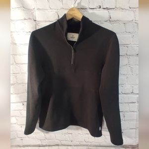 Reigning Champ Black Pullover Zip Long Sleeve Jacket S